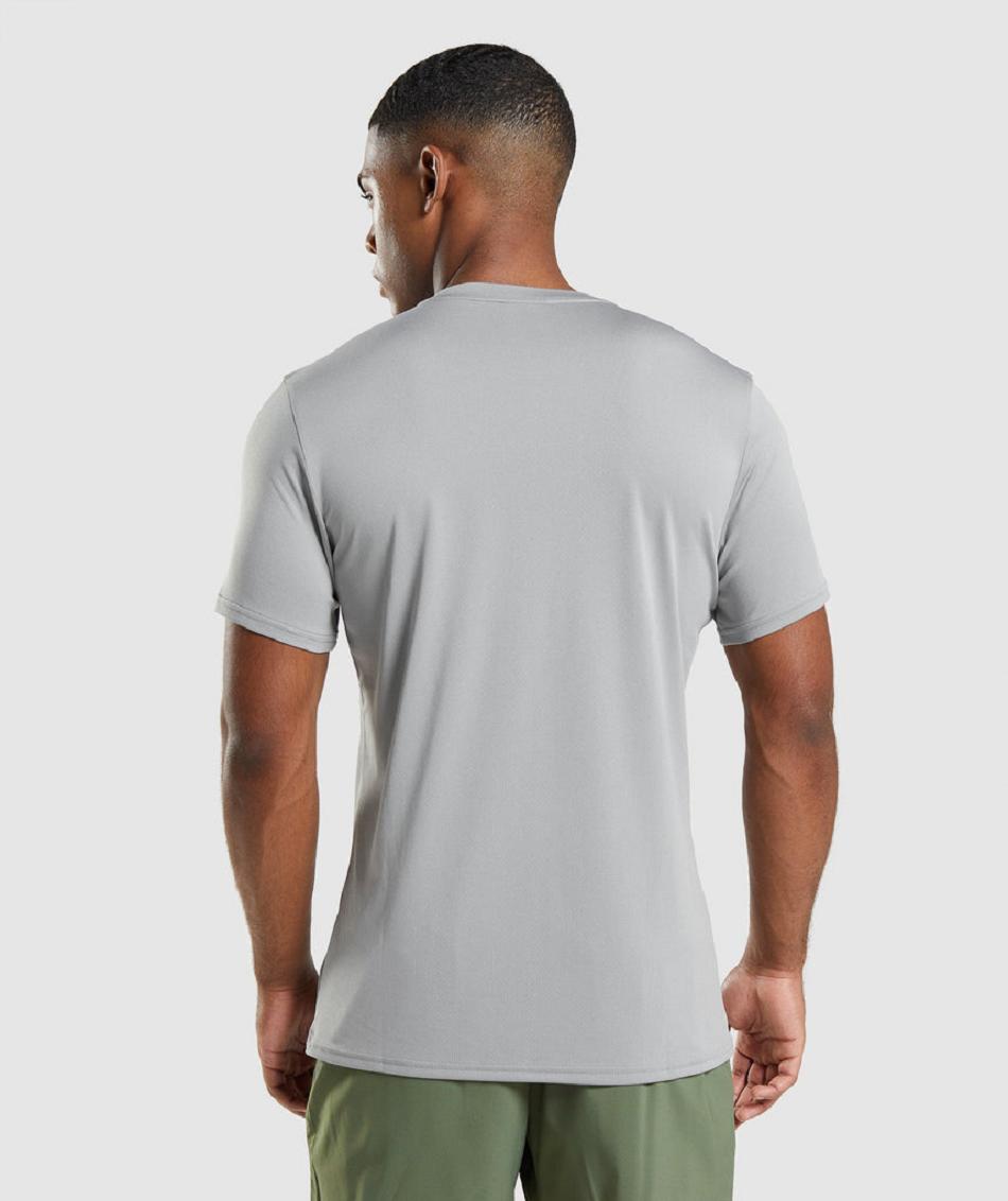 T Shirts Gymshark Arrival Hombre Gris | CO 3379DFM